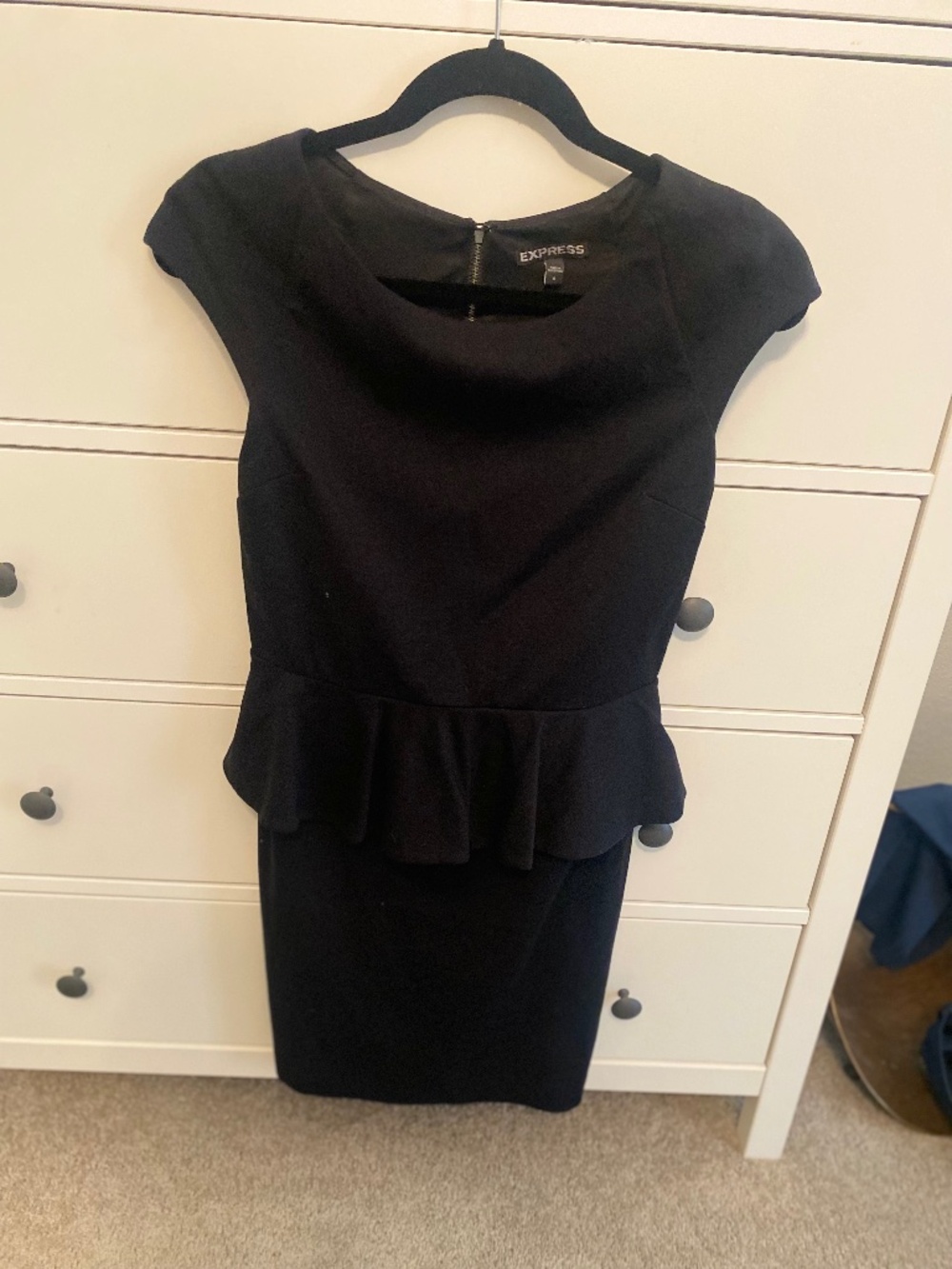 Express Black fitted dress